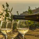 santorini sunset wine testing
