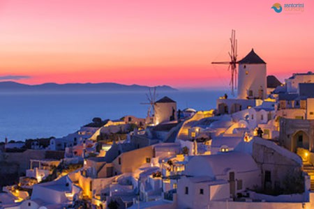 santorini-tours sunset